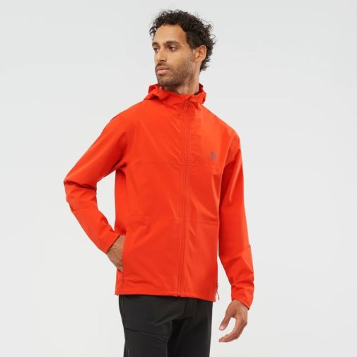 Orange Salomon Essential Waterproof 2.5 L Men's Shell Jackets | IE XD2109